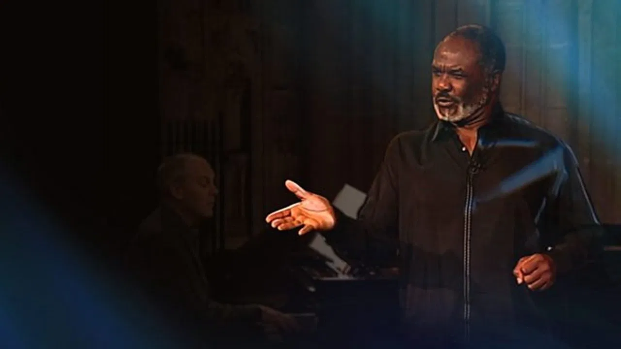 White Sings Robeson backdrop