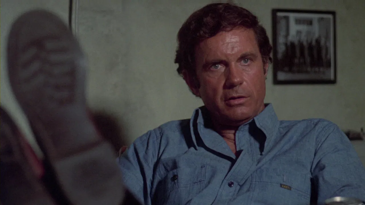 Man on a Swing backdrop