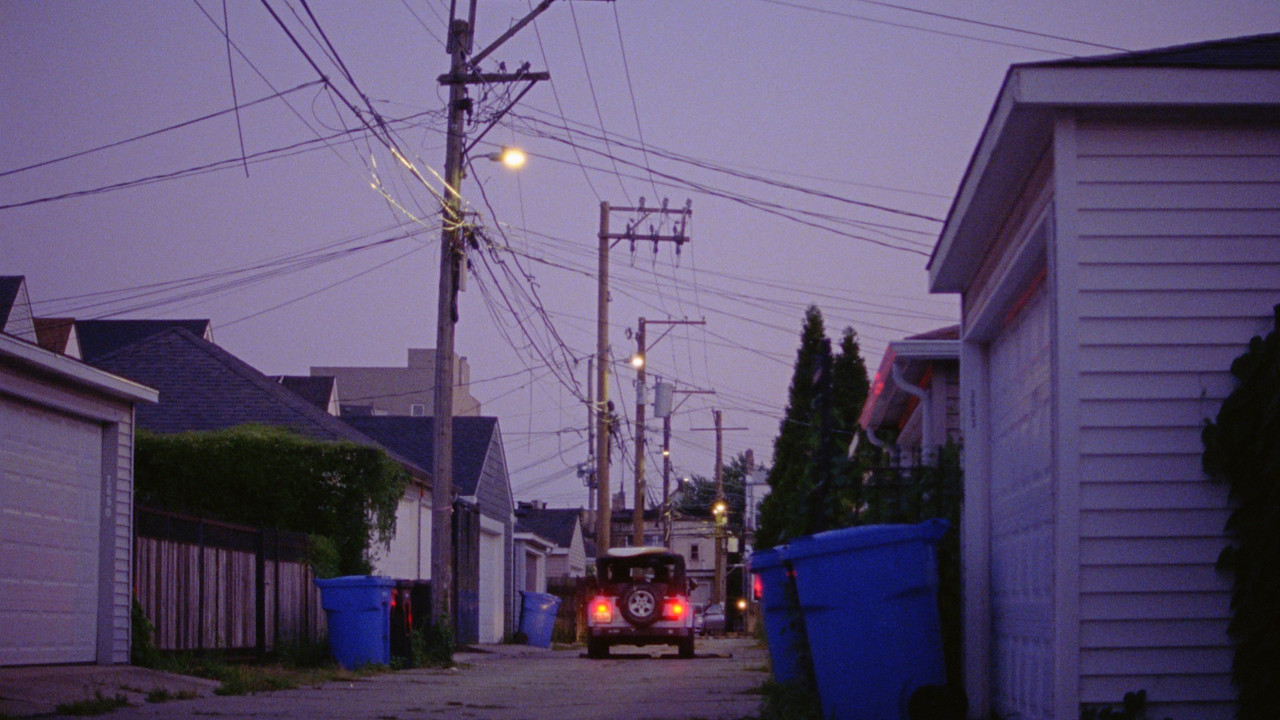 Smokestacks. (in the distance) backdrop