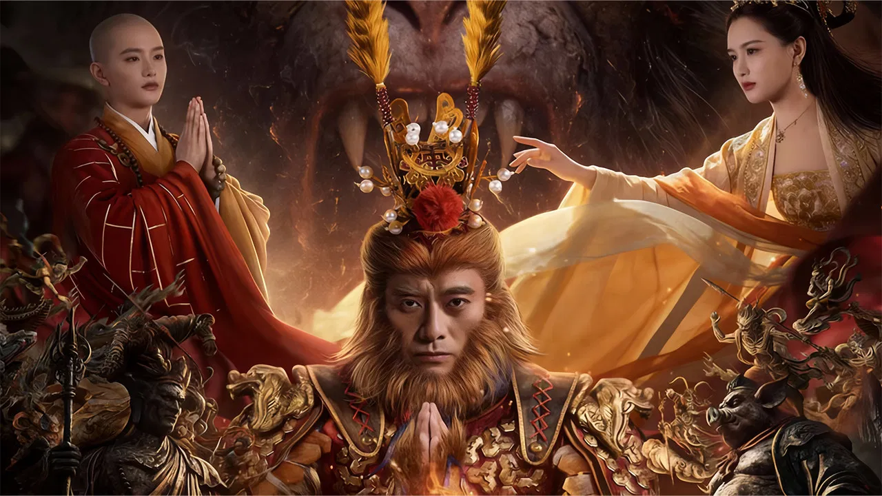 The Real Monkey King: Bufashan backdrop