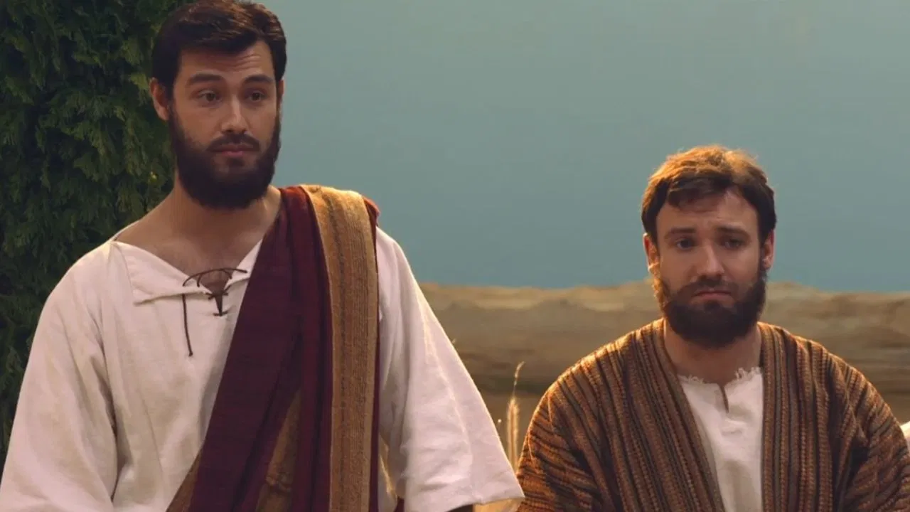 'For a Certainty God Made Him Lord and Christ' backdrop