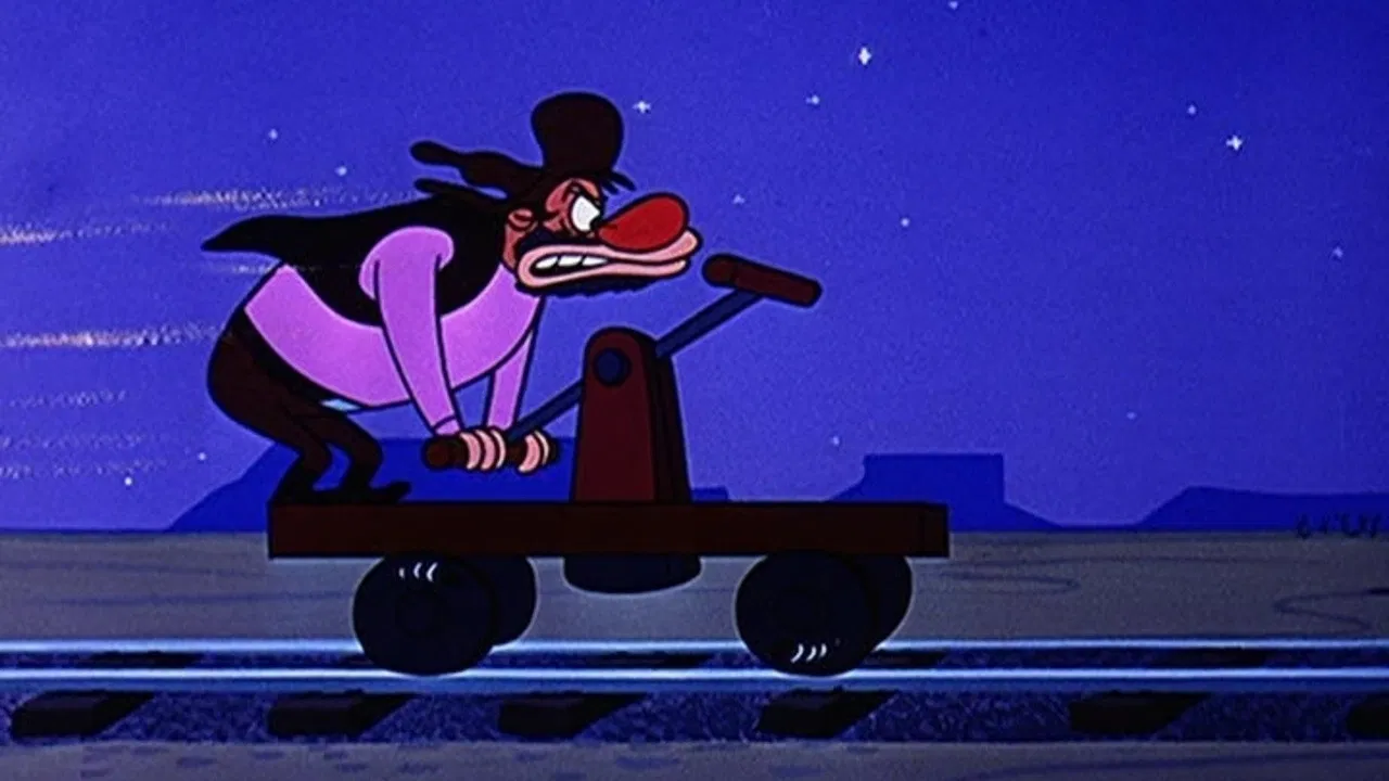 Box Car Bandit backdrop