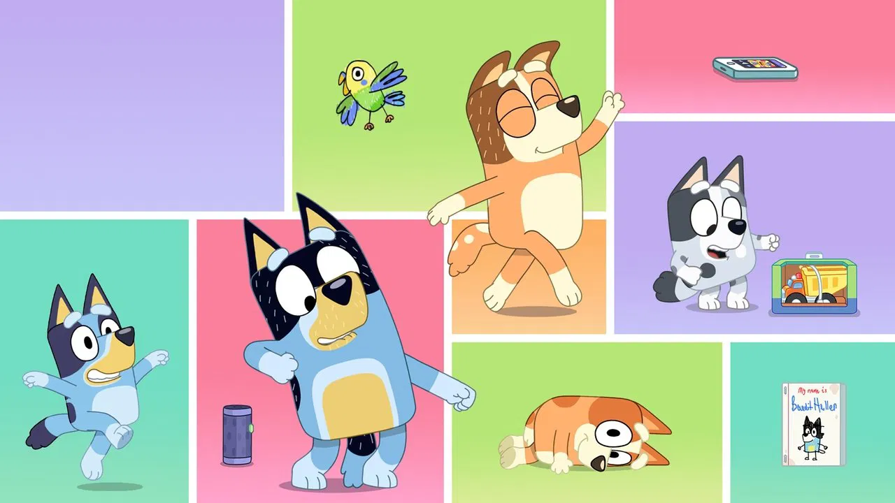 Bluey Minisodes backdrop