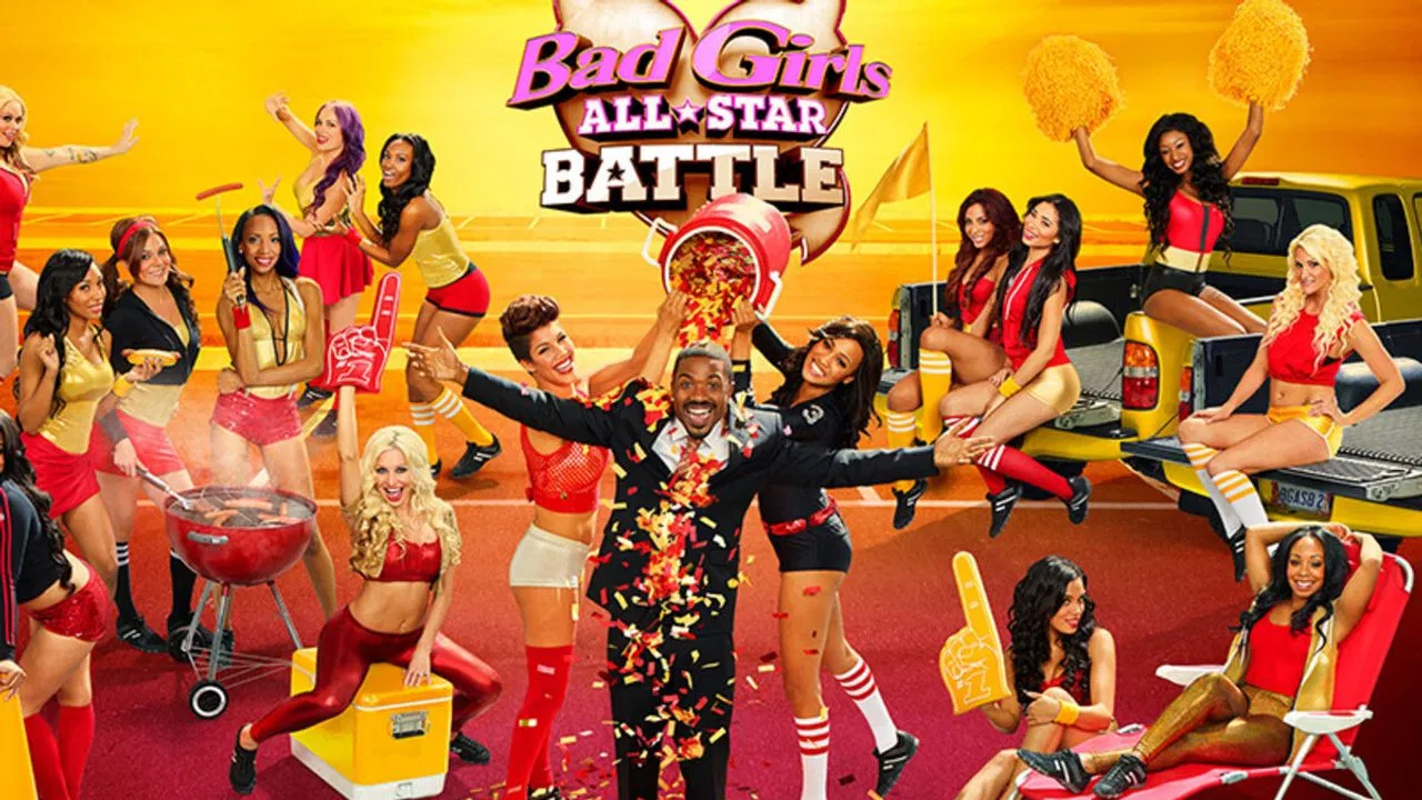 Bad Girls All-Star Battle backdrop