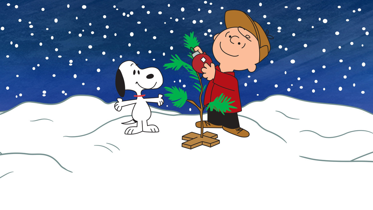 A Christmas Miracle: The Making of A Charlie Brown Christmas backdrop