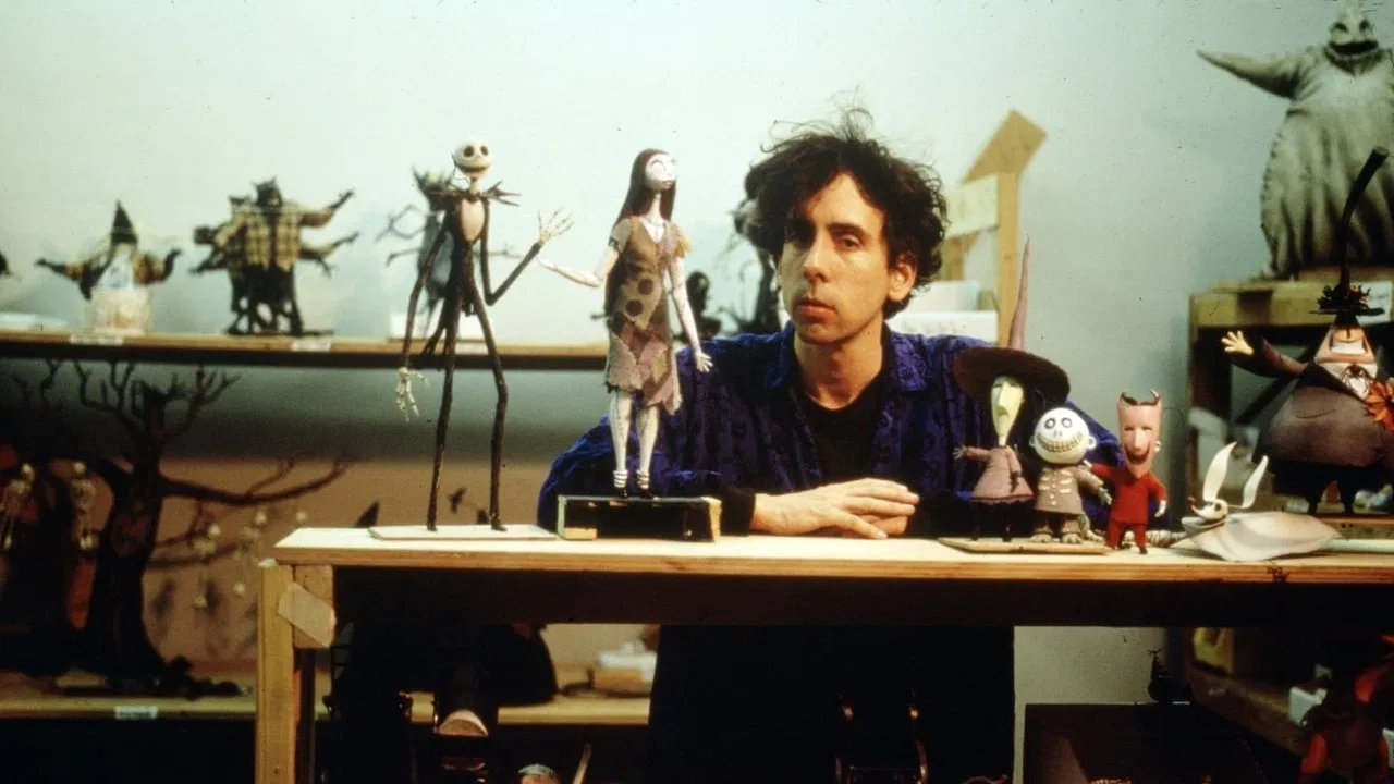 The Making of Tim Burton's 'The Nightmare Before Christmas' backdrop