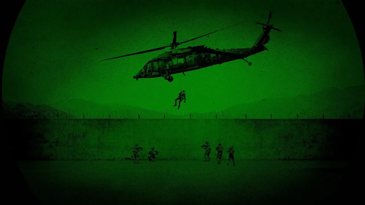 American Manhunt: Osama bin Laden backdrop