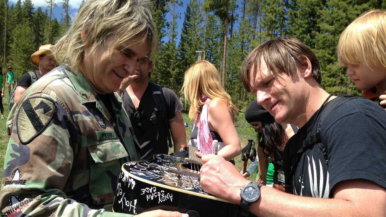 Man in the Camo Jacket backdrop