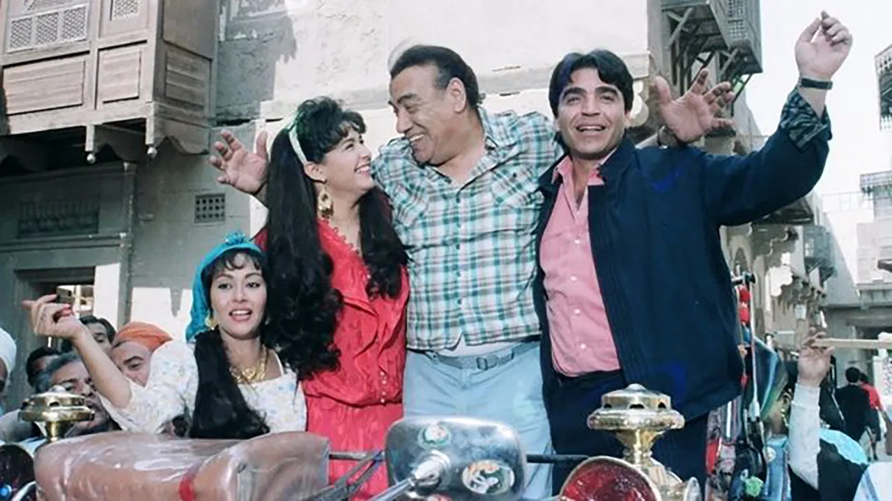 The Virgin and Scorpio backdrop