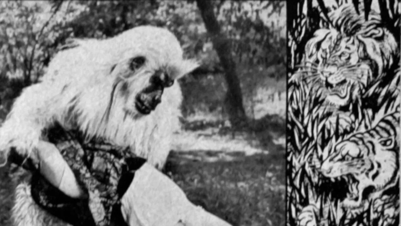 The White Gorilla backdrop