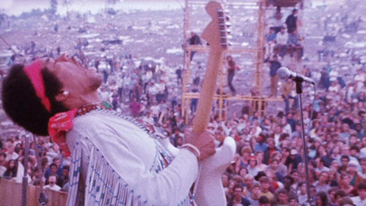 Jimi Hendrix: Live at Woodstock backdrop