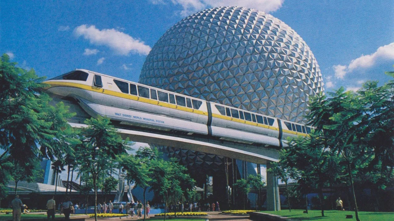 EPCOT Center: A Souvenir Program backdrop