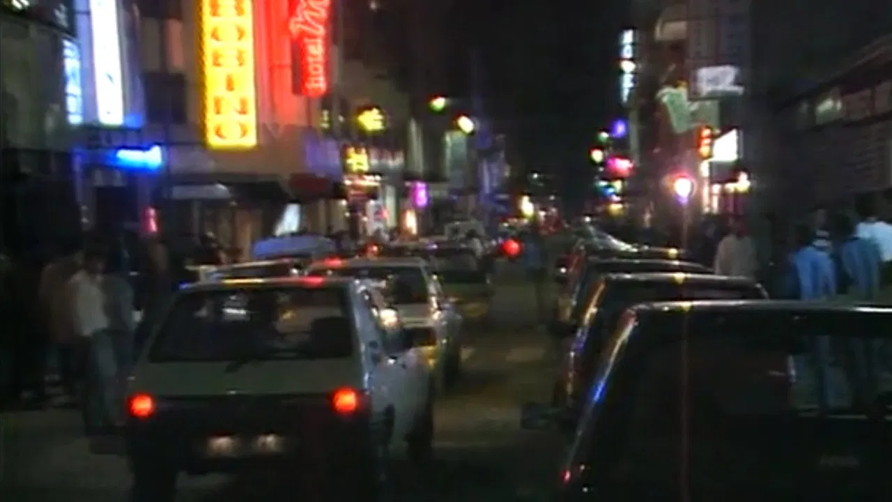 Paris Black Night backdrop