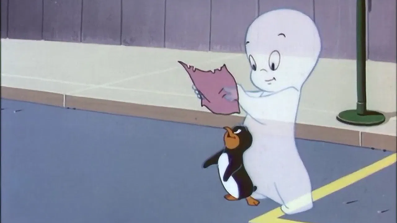 Penguin for Your Thoughts backdrop