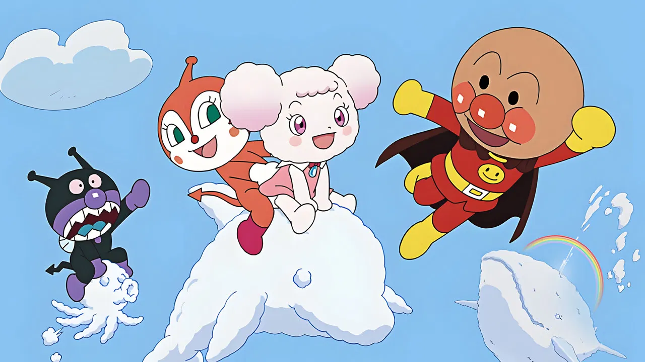 Go! Anpanman: Fluffy Flurry and the Land of Clouds backdrop