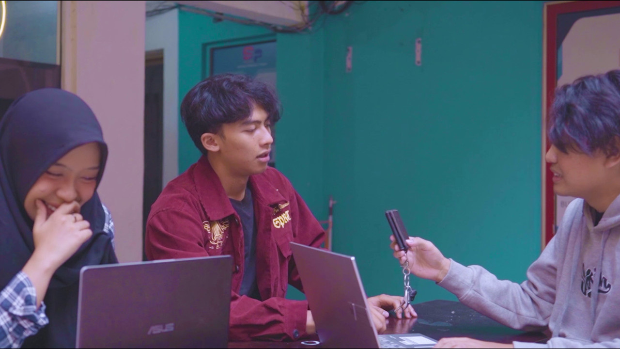 Light in silence backdrop