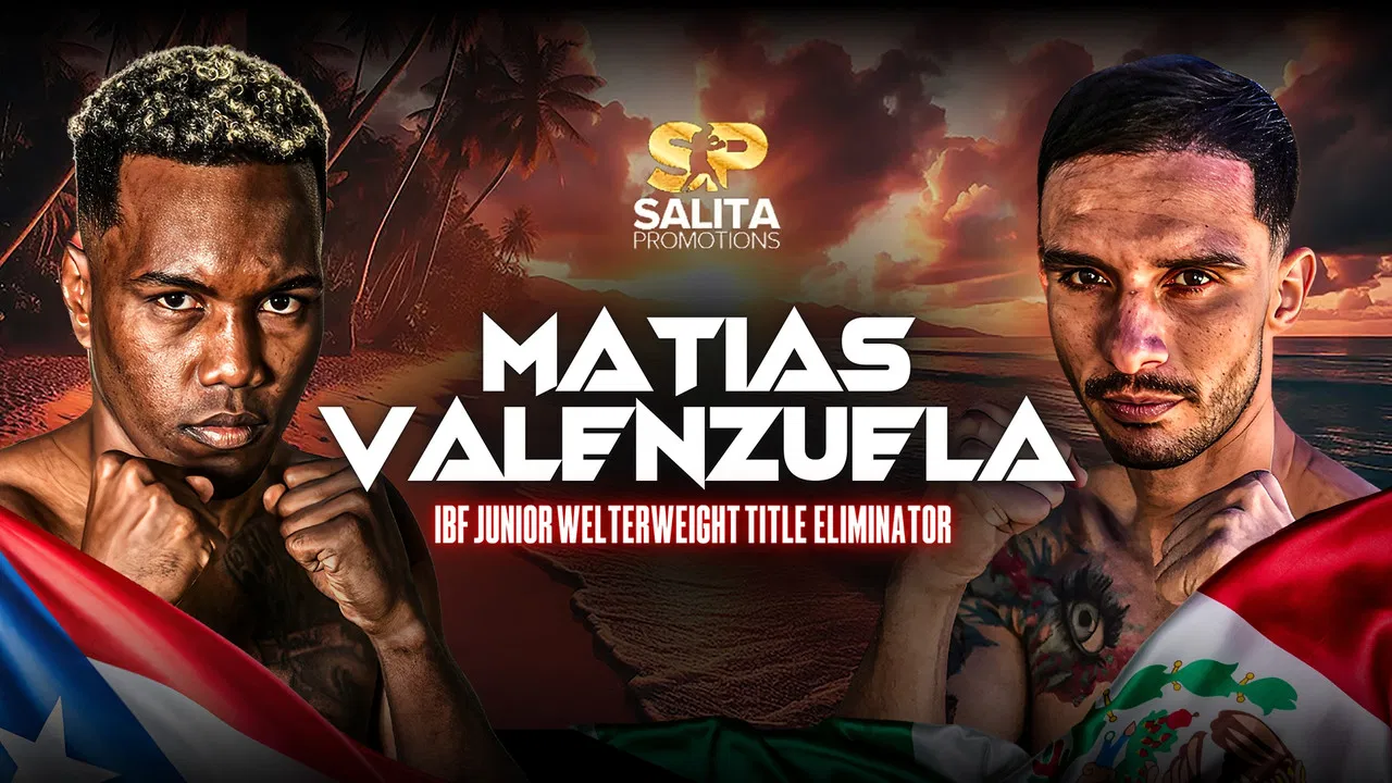 Subriel Matias vs. Gabriel Valenzuela backdrop