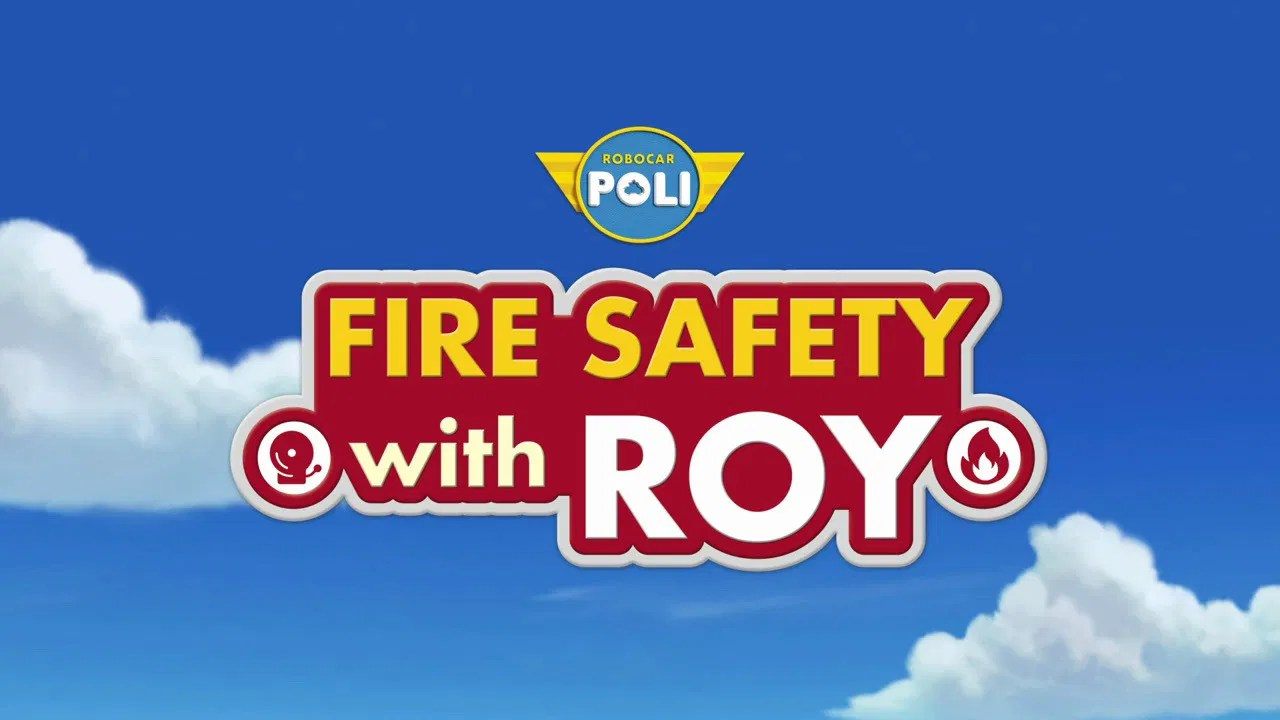 Fire Safety with ROY backdrop