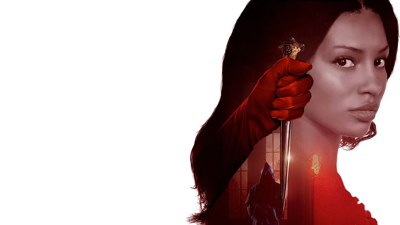 Murder at the Murder Mystery Party backdrop