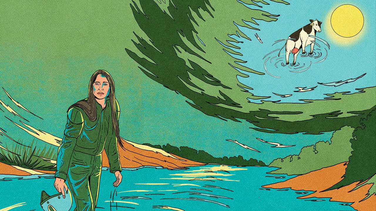 The Cow Who Sang a Song into the Future backdrop