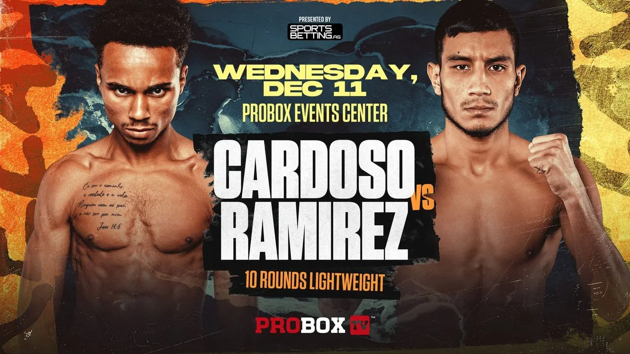 Jonhatan Cardoso vs. Eduardo Ramirez backdrop