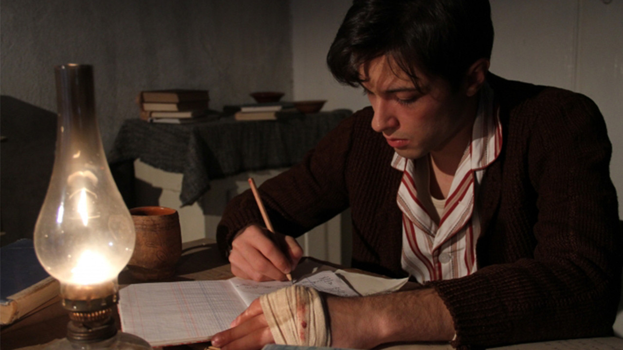 The Red Poet backdrop