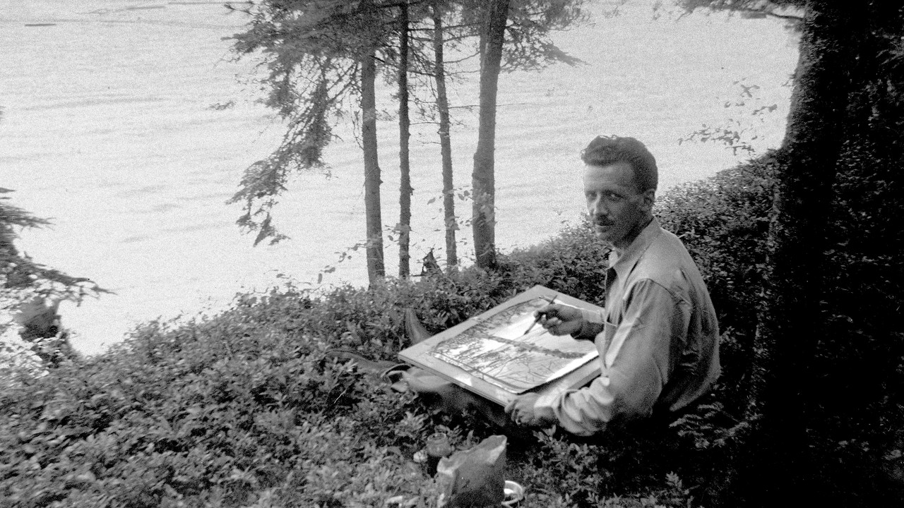 The Painted Life of E.J. Hughes backdrop