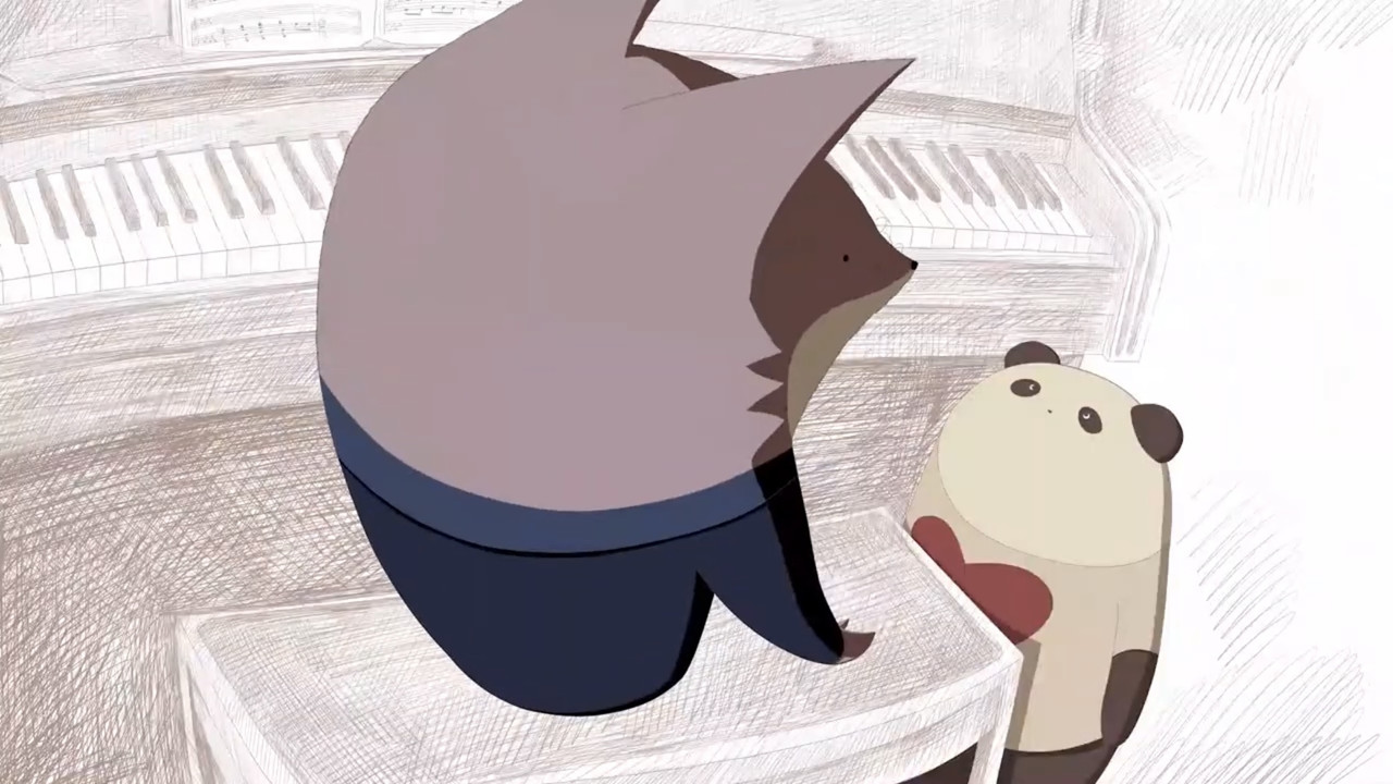 Ballad Of Music Notes backdrop