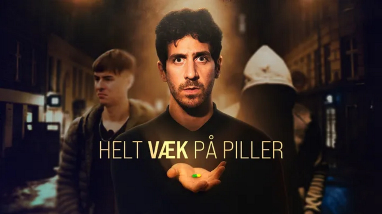 Helt væk på piller backdrop