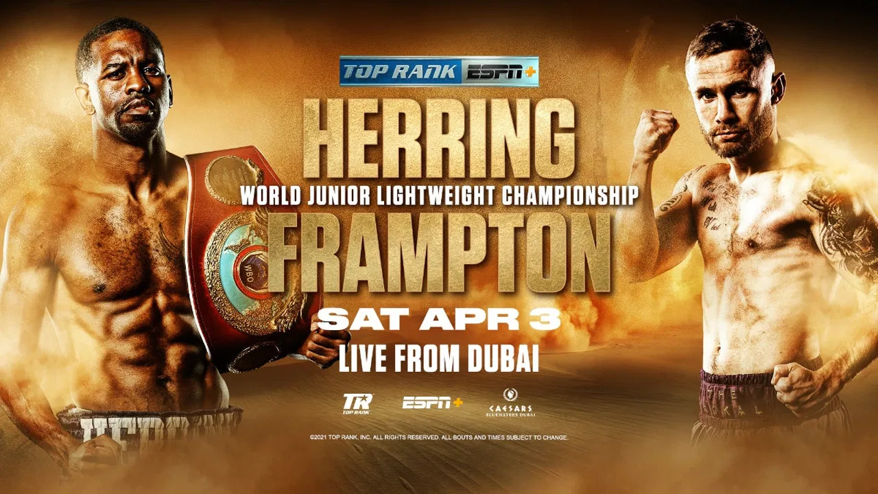 Jamel Herring vs. Carl Frampton backdrop
