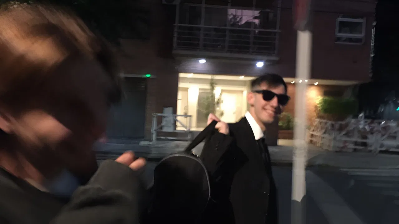 Post funeral backdrop