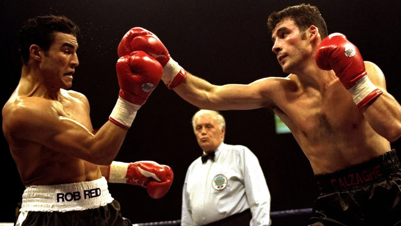 Joe Calzaghe vs. Robin Reid backdrop