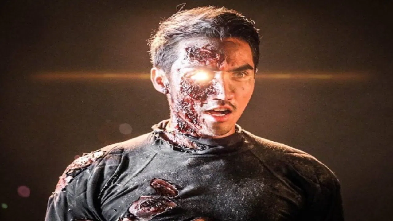 Evil Eye Warrior backdrop