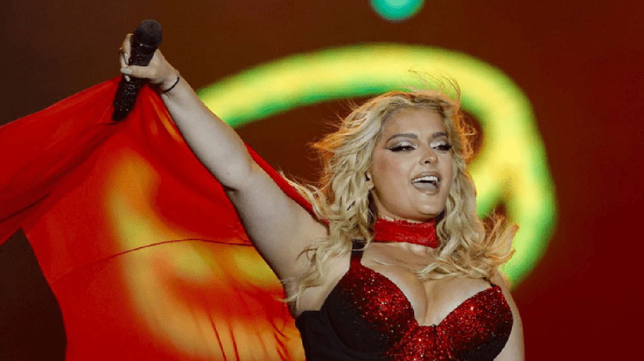 Bebe Rexha The Town 2023 backdrop