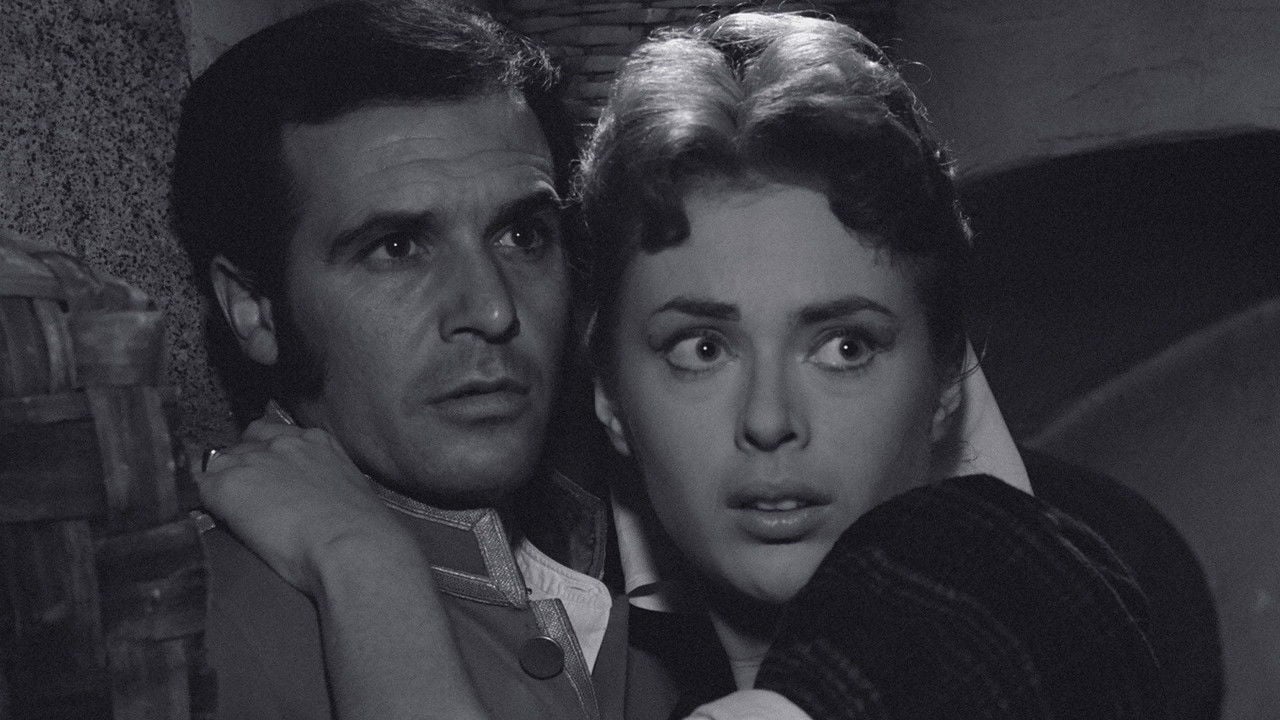 Diez fusiles esperan backdrop