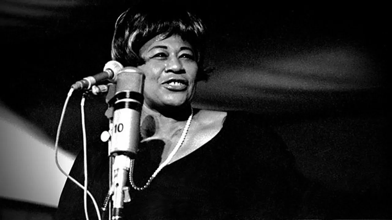 Ella Fitzgerald at the BBC backdrop