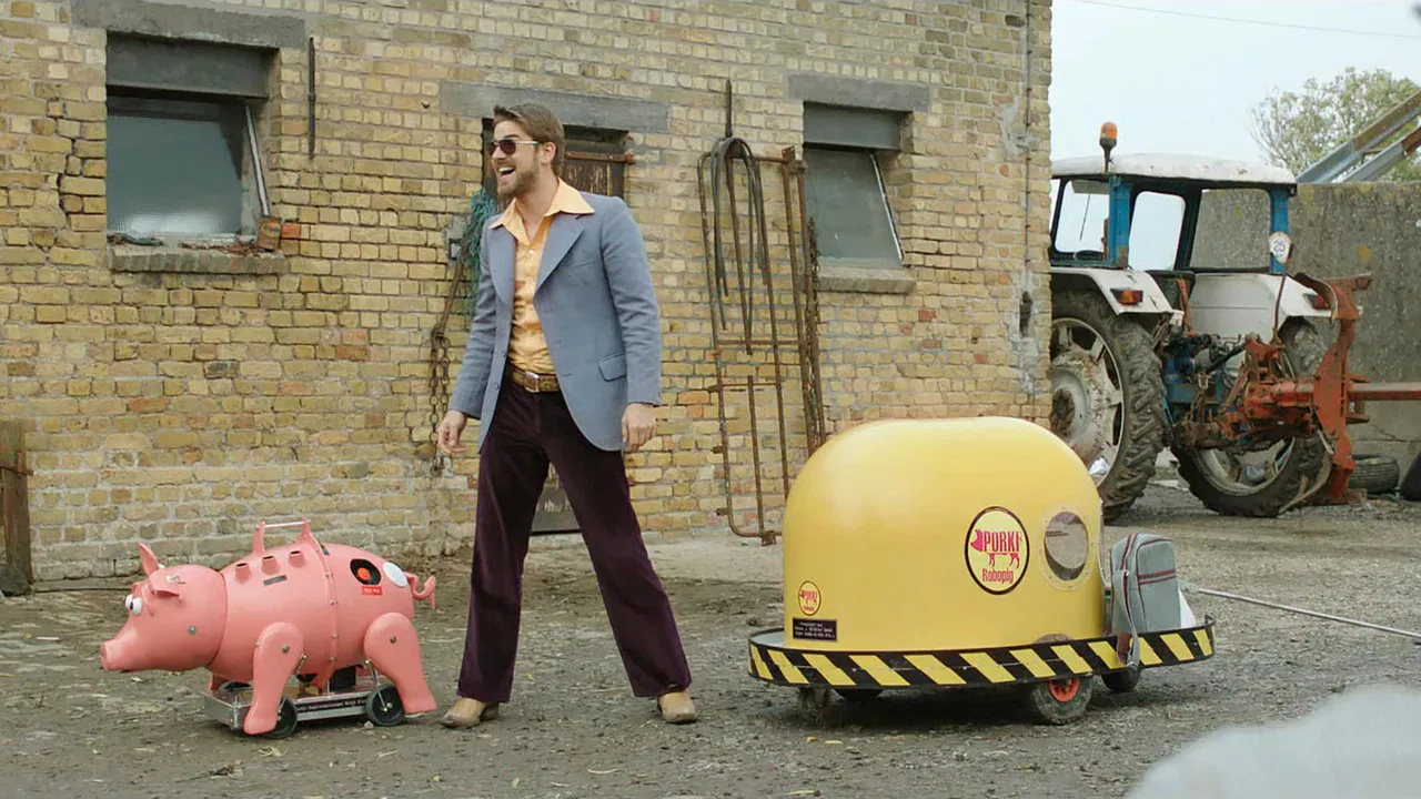 Madonna's Pig backdrop