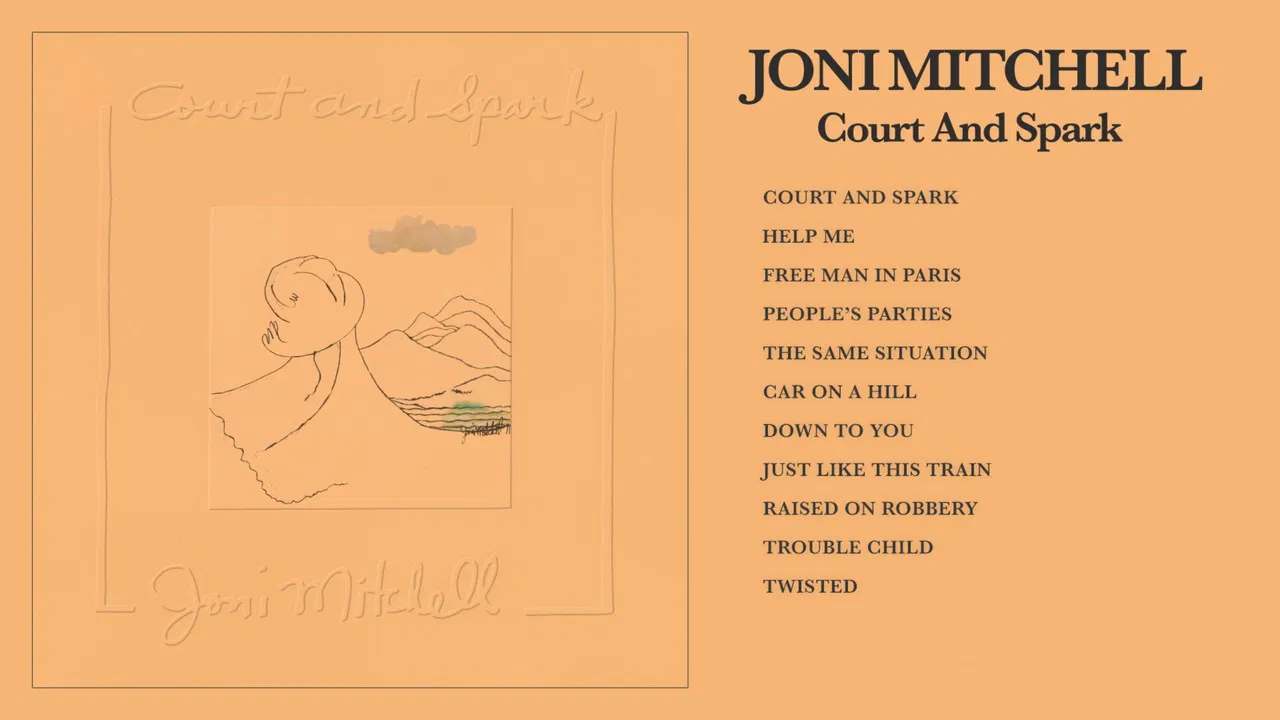 Joni Mitchell: Court and Spark backdrop