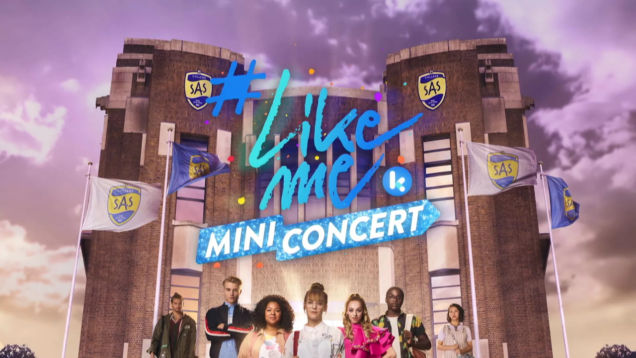 #LikeMe Mini Concert backdrop