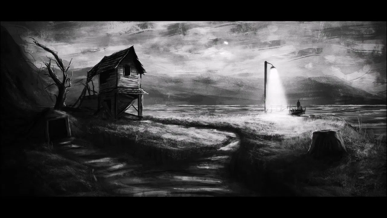 La Niña y el Mar backdrop