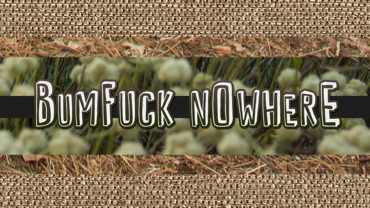 Bumfuck Nowhere backdrop