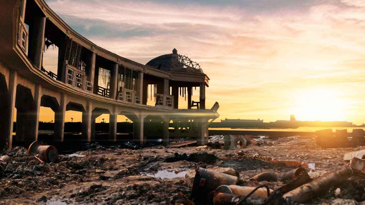 La gran ola backdrop