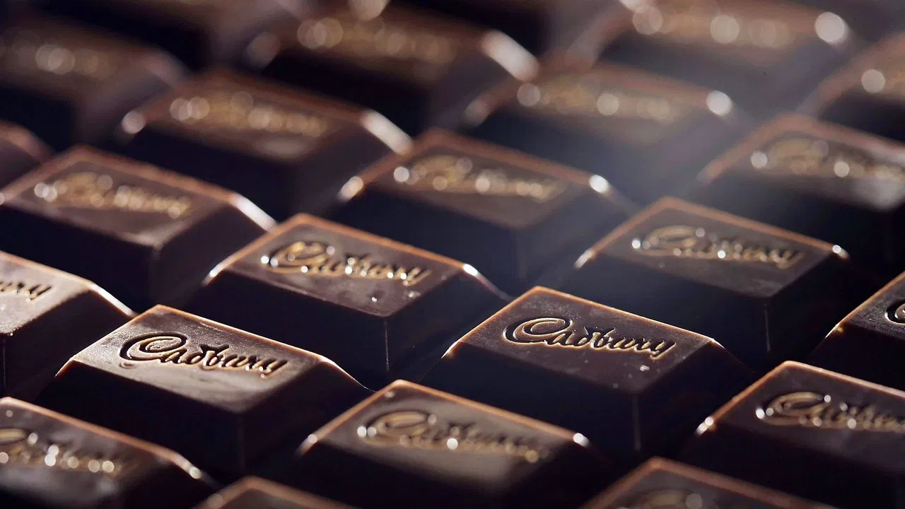 Cadbury at Christmas backdrop