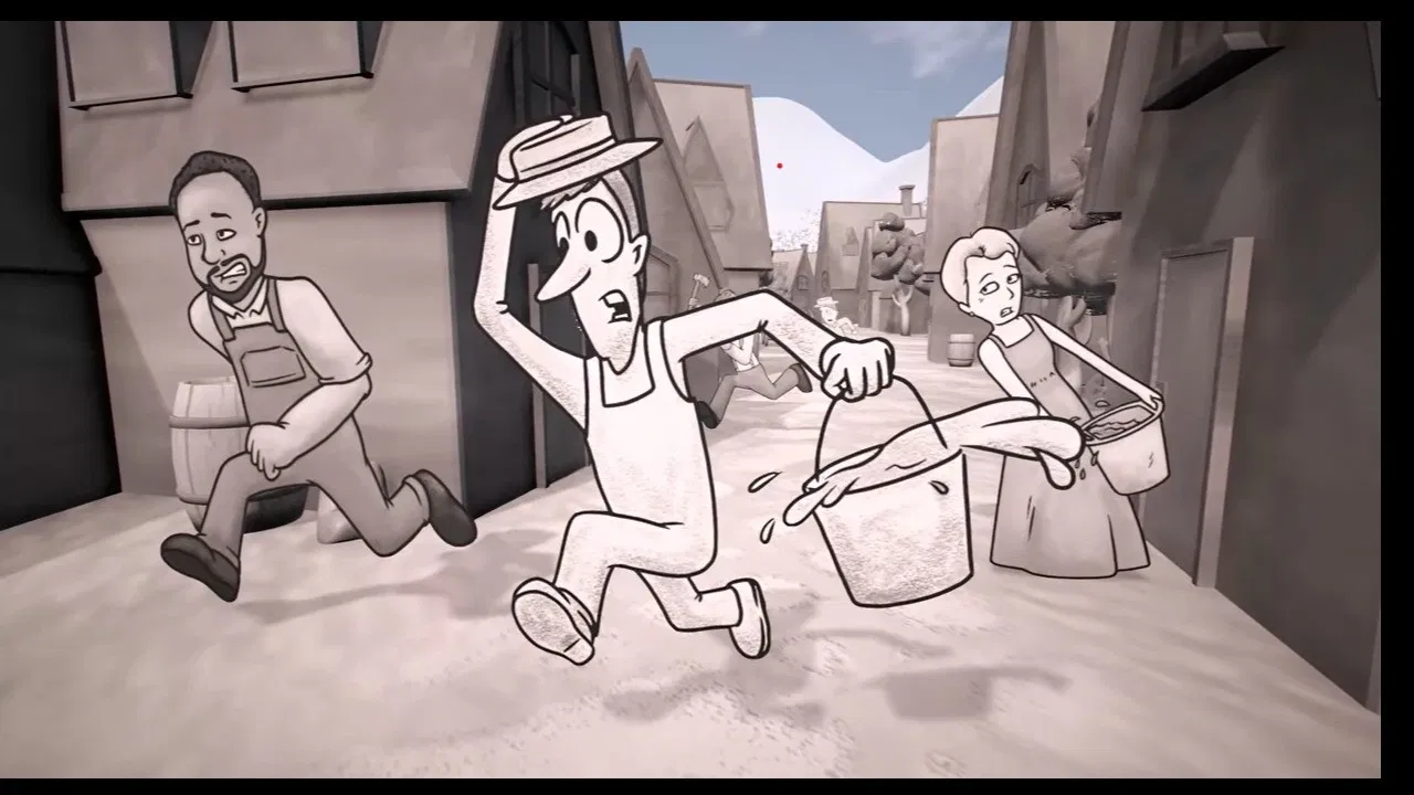 The Town that Cried Wolf backdrop