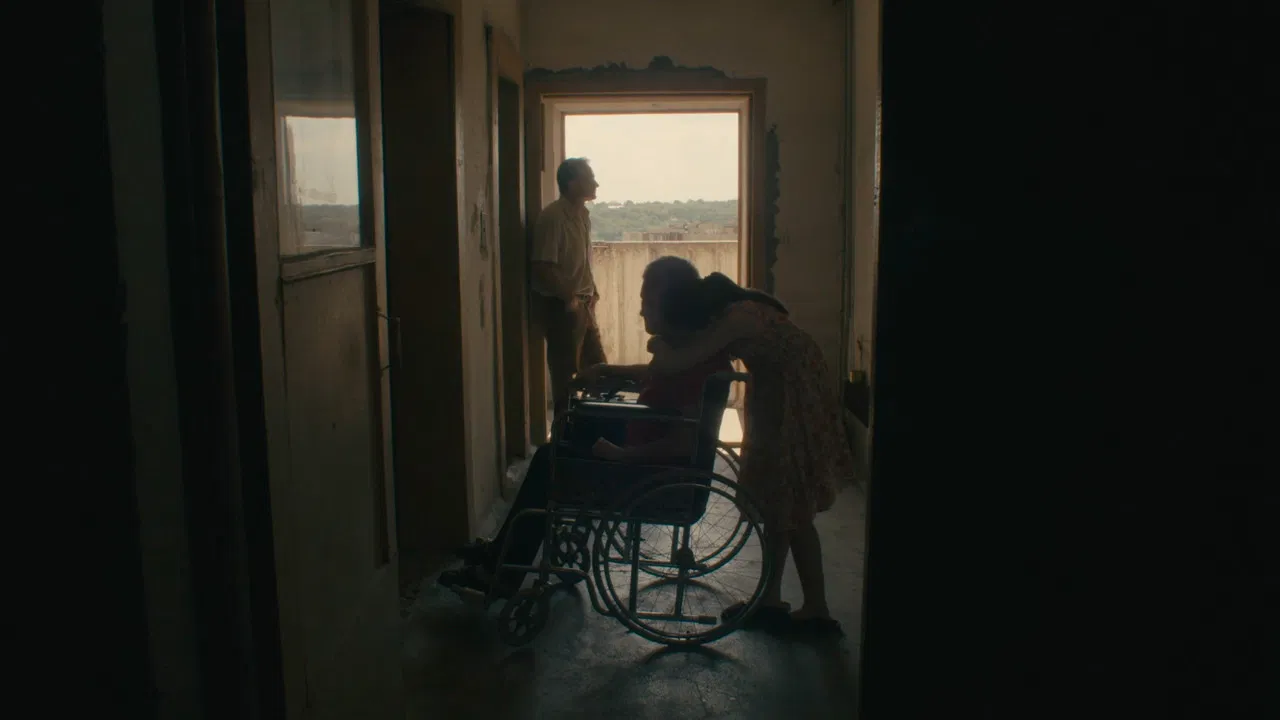 First Last Month backdrop