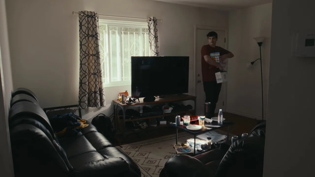 fringe guy. backdrop