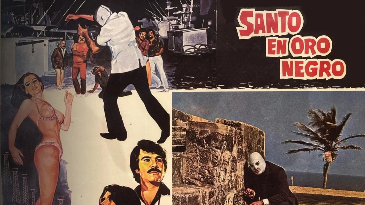 Night of San Juan: Santo in Black Gold backdrop