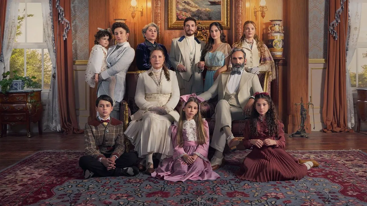 Portrait of a Scandalous Family backdrop