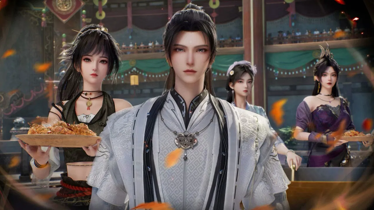 Eat Around the Mortal World backdrop