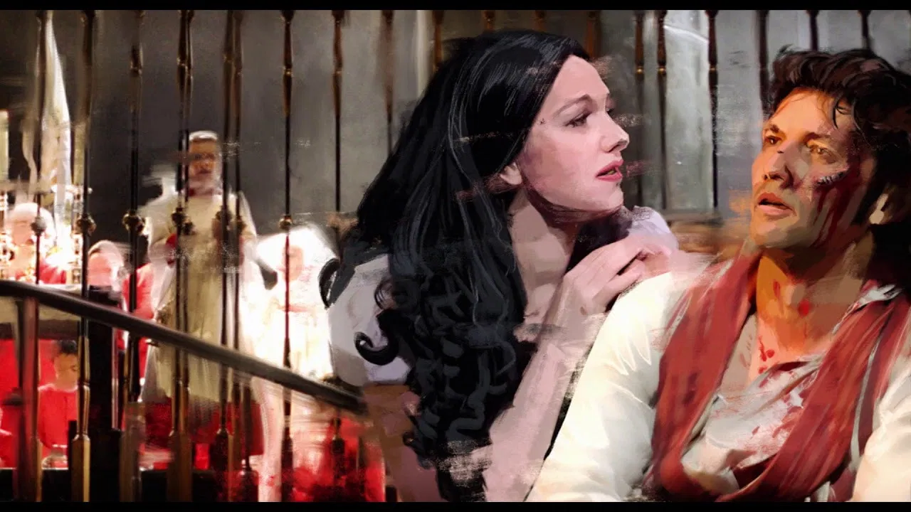 Royal Opera House: Tosca backdrop